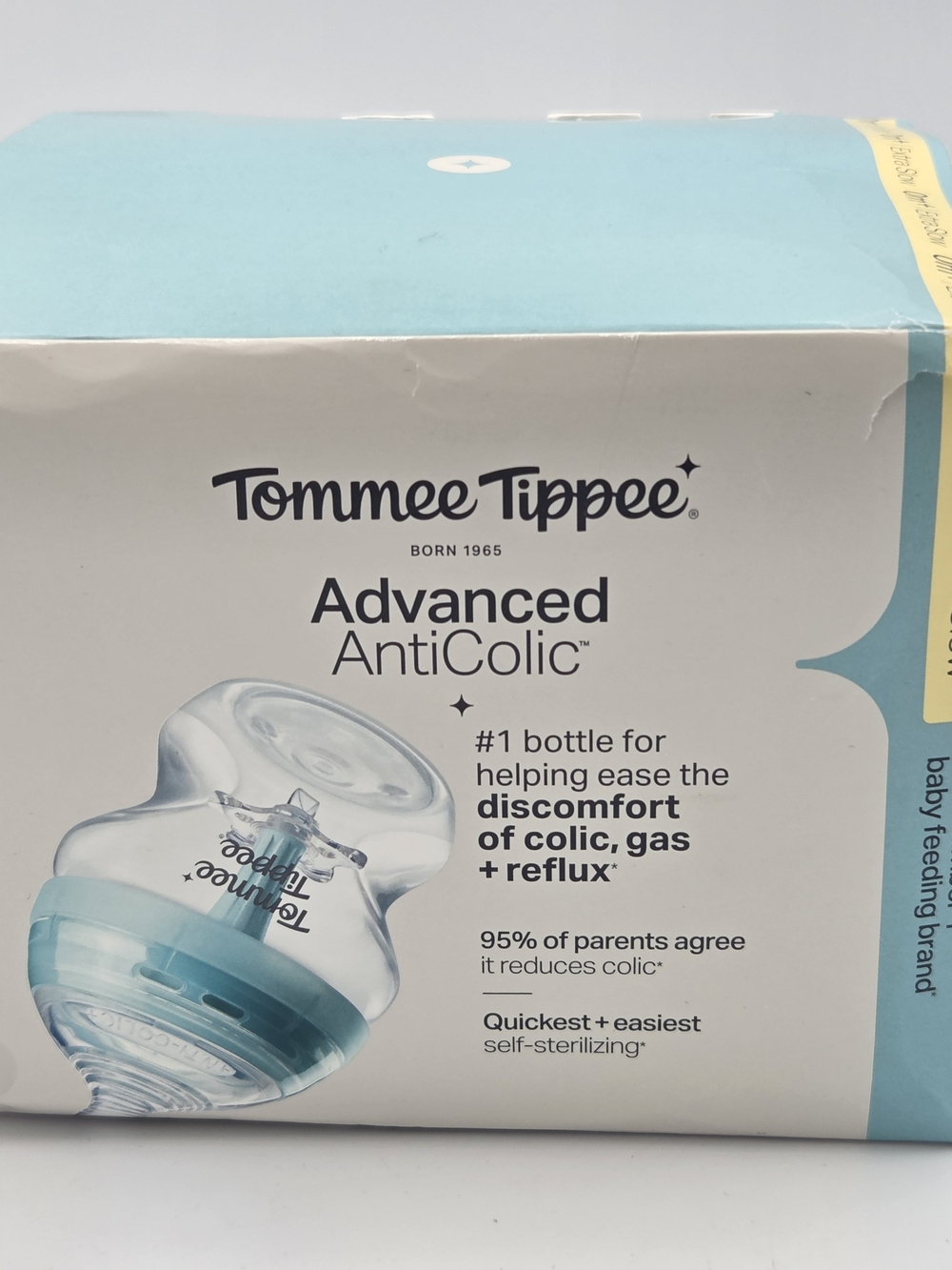 Tommee Tippee Advanced AntiColic Baby Bottle - Light Blue